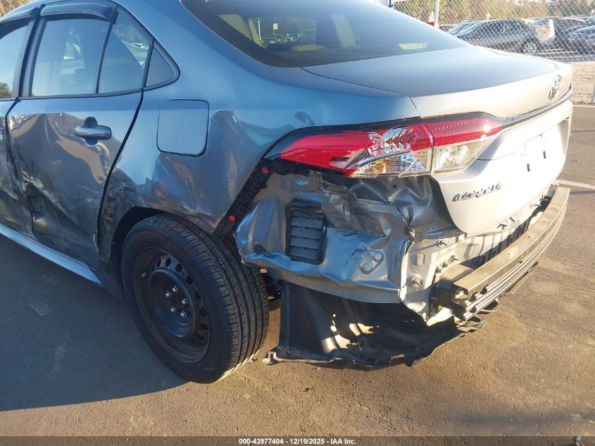 2021 Toyota Corolla Le VIN: 5YFEPMAE5MP217025 Lot: 43977404