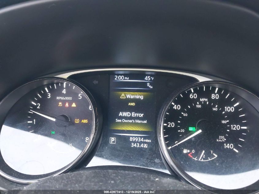 2016 Nissan Rogue Sv VIN: JN8AT2MV9GW145787 Lot: 43977413