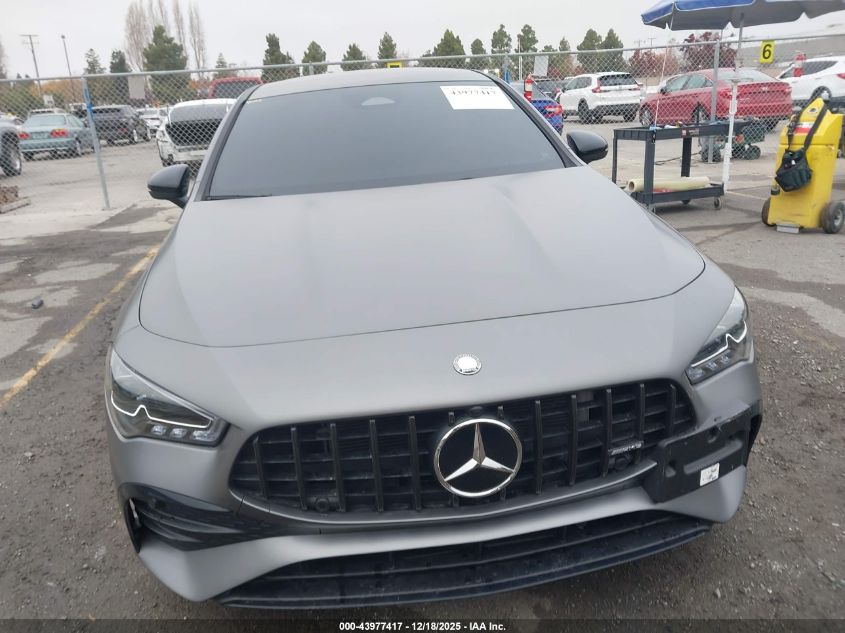 2025 Mercedes-Benz Amg Cla 35 4Matic VIN: W1K5J5BBXSN514173 Lot: 43977417