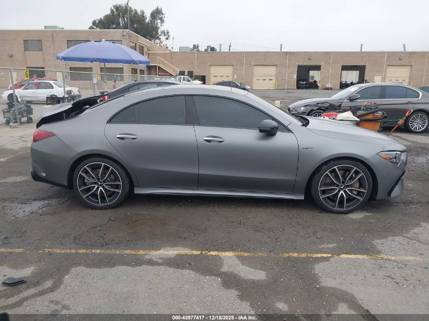 2025 Mercedes-Benz Amg Cla 35 4Matic VIN: W1K5J5BBXSN514173 Lot: 43977417