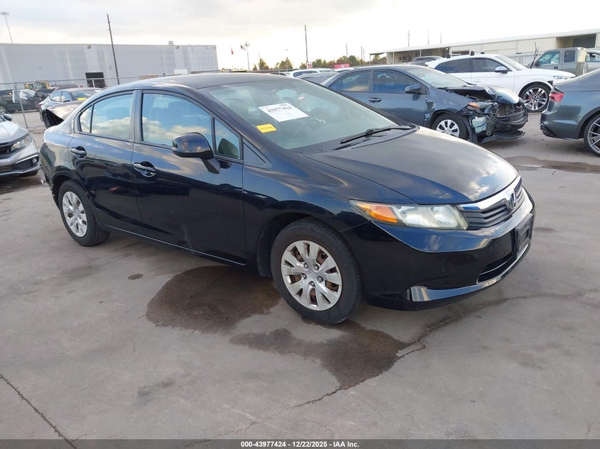 19XFB2F52CE038019 2012 Honda Civic Lx auction photo 1
