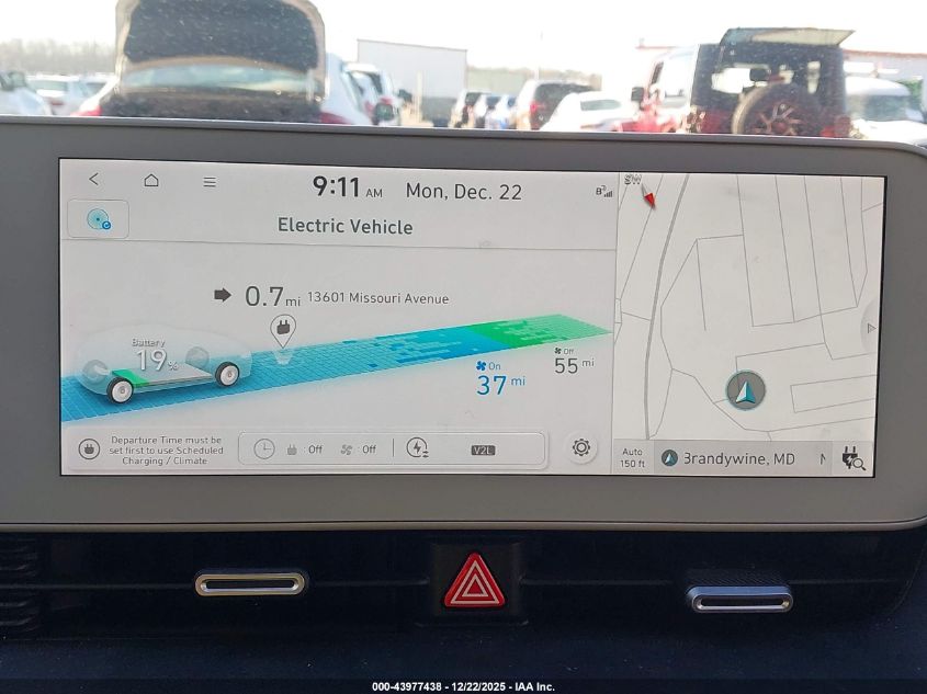 2022 Hyundai Ioniq 5 Se VIN: KM8KMDAF6NU106519 Lot: 43977438