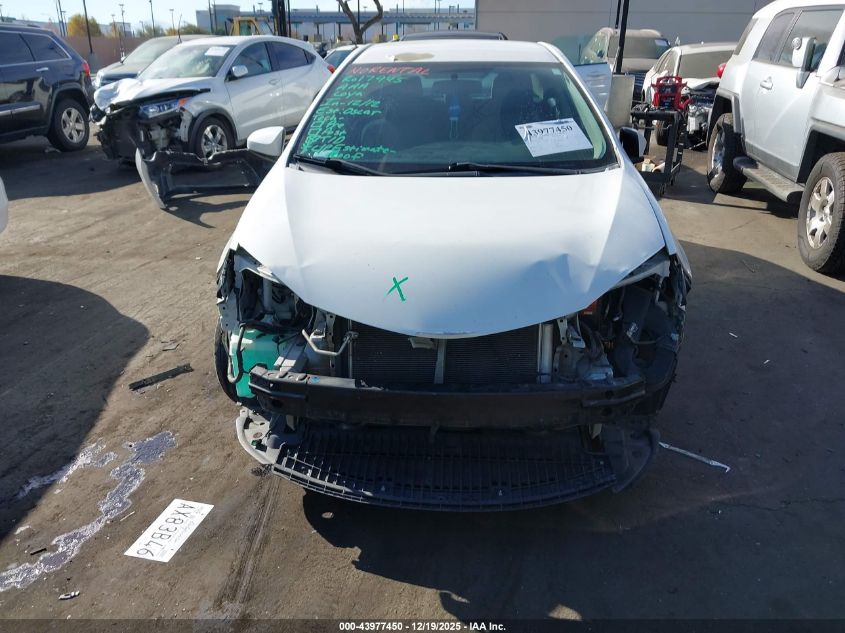 2015 Toyota Corolla Le Eco Plus VIN: 5YFBPRHE1FP200246 Lot: 43977450