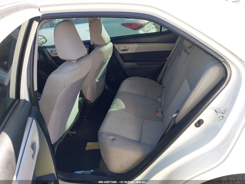 2015 Toyota Corolla Le Eco Plus VIN: 5YFBPRHE1FP200246 Lot: 43977450