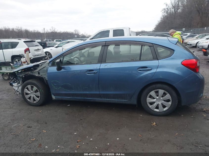 2016 Subaru Impreza 2.0I VIN: JF1GPAA63G9233465 Lot: 43977465