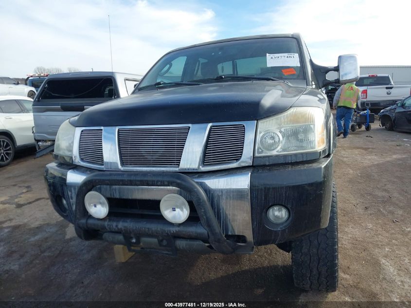 2006 Nissan Titan Le VIN: 1N6AA07B56N564499 Lot: 43977481