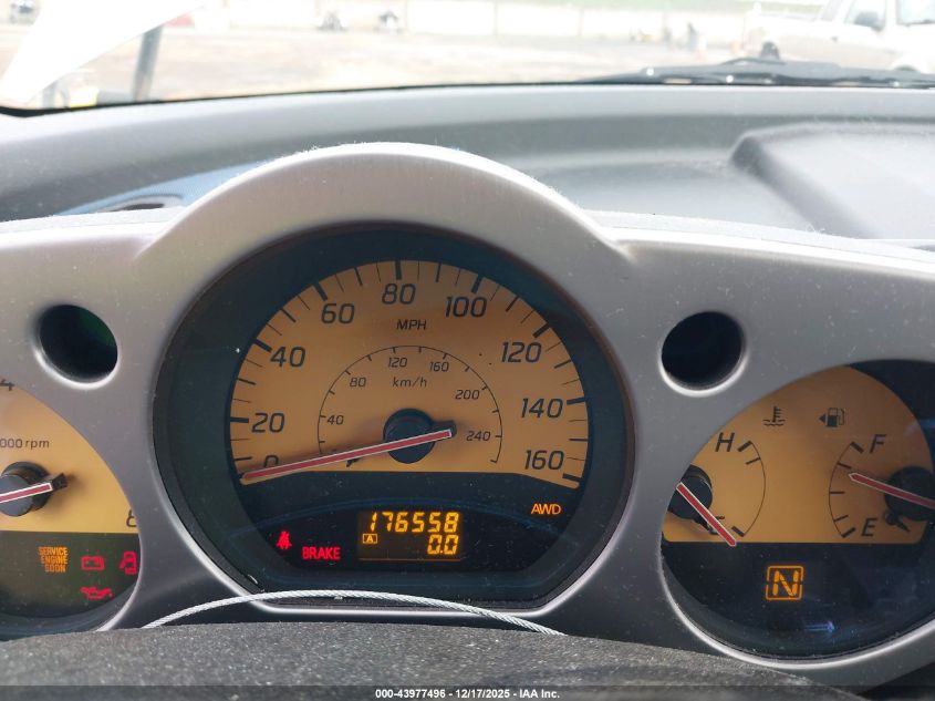 2005 Nissan Murano S VIN: JN8AZ08W95W435742 Lot: 43977496