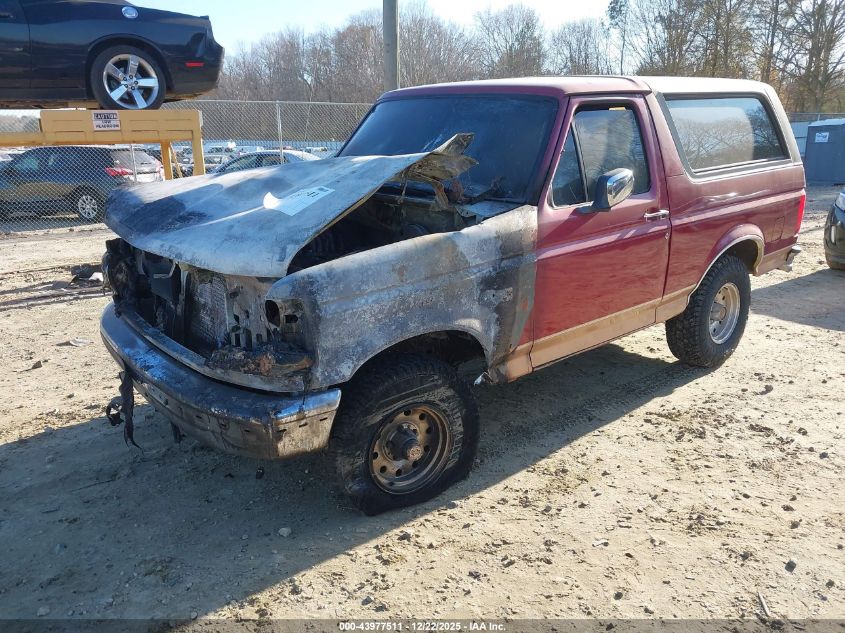 1994 Ford Bronco U100 VIN: 1FMEU15H1RLB47188 Lot: 43977511