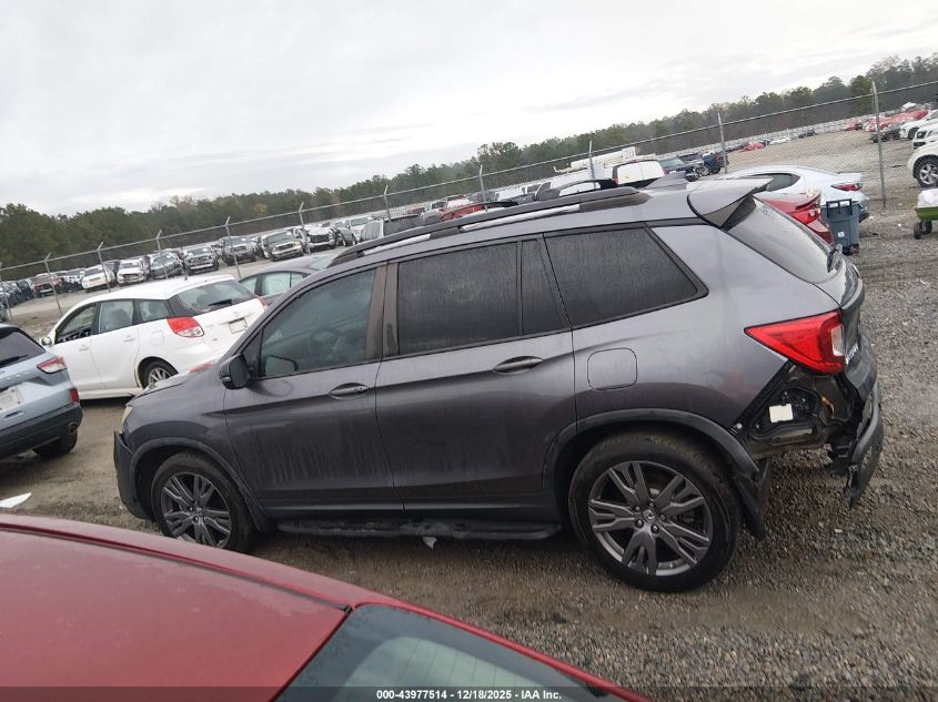 2020 Honda Passport 2Wd Ex-L VIN: 5FNYF7H5XLB000426 Lot: 43977514