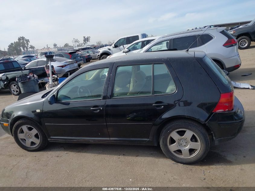 2000 Volkswagen Golf Gls VIN: WVWGA21JXYW515482 Lot: 43977535