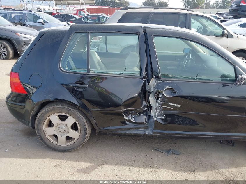 2000 Volkswagen Golf Gls VIN: WVWGA21JXYW515482 Lot: 43977535