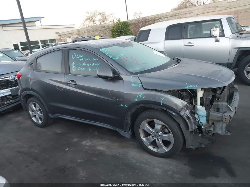 2016 Honda Hr-V Lx VIN: 3CZRU5H3XGM736694 Lot: 43977537
