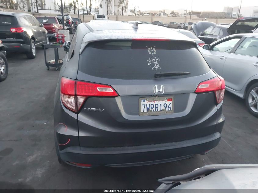 2016 Honda Hr-V Lx VIN: 3CZRU5H3XGM736694 Lot: 43977537