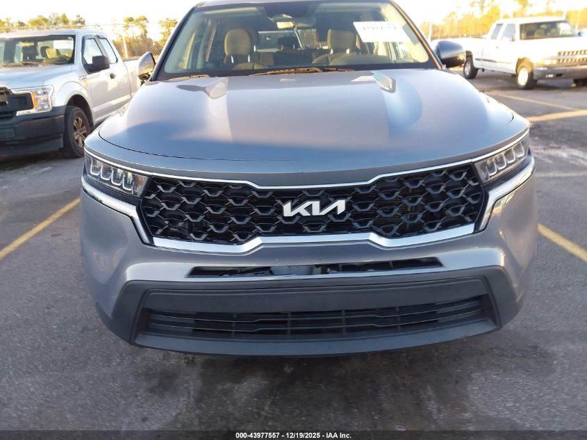 2022 Kia Sorento Lx VIN: 5XYRG4LC1NG097727 Lot: 43977557