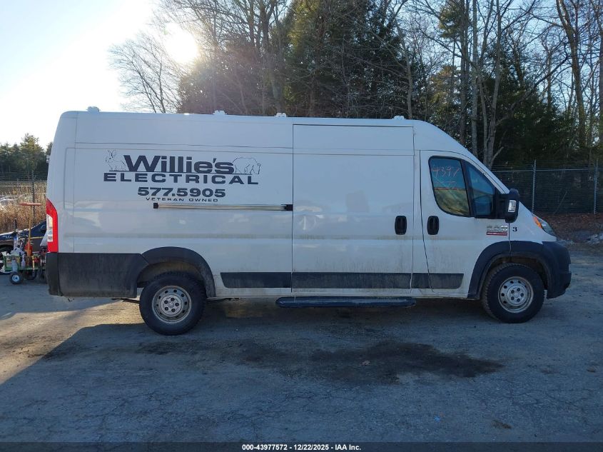 2021 Ram Promaster 3500 Cargo Van High Roof 159 Wb Ext VIN: 3C6MRVJG5ME532171 Lot: 43977572