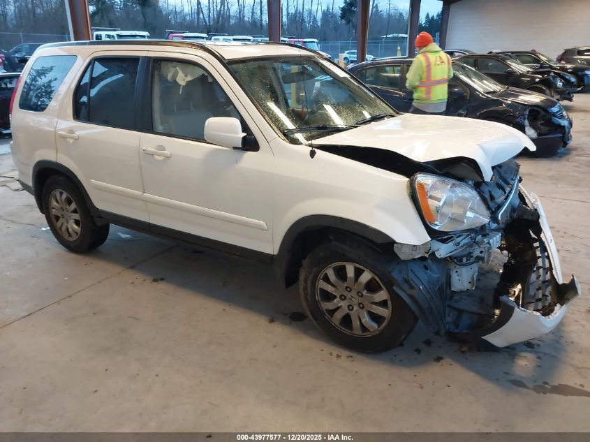 2006 Honda Cr-V Se VIN: JHLRD78926C005721 Lot: 43977577