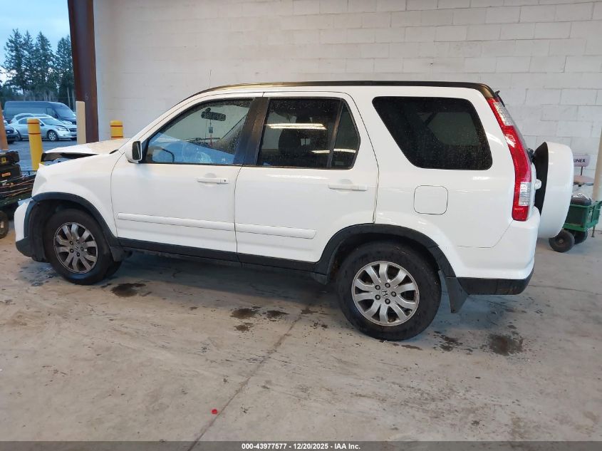 2006 Honda Cr-V Se VIN: JHLRD78926C005721 Lot: 43977577