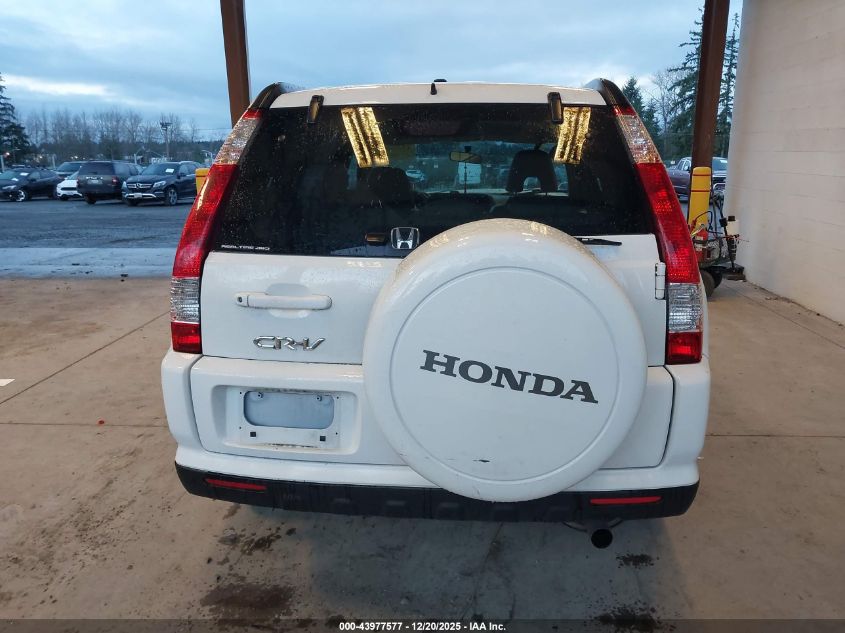 2006 Honda Cr-V Se VIN: JHLRD78926C005721 Lot: 43977577