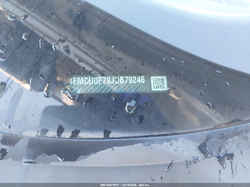 2018 Ford Escape S VIN: 1FMCU0F79JUB79246 Lot: 43977611