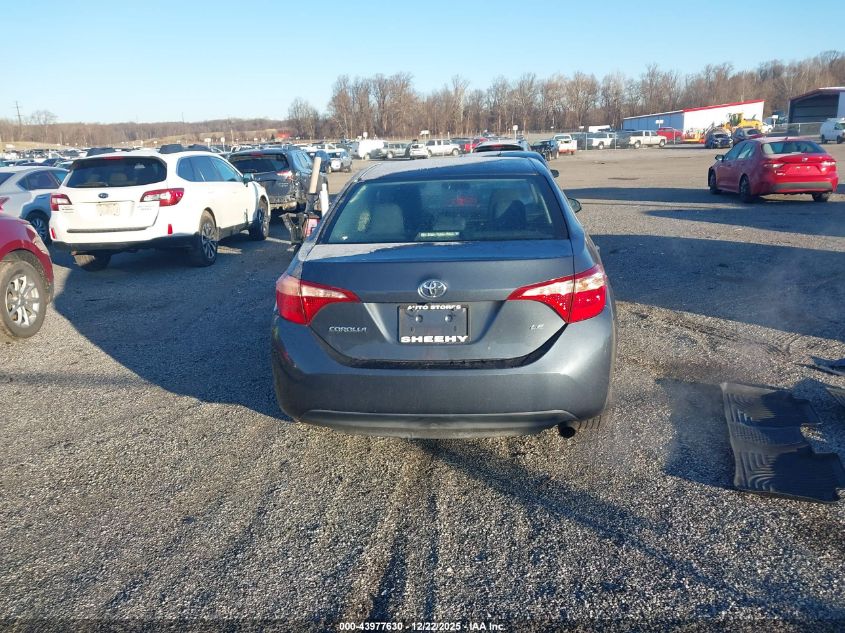 2017 Toyota Corolla Le VIN: 2T1BURHE8HC828185 Lot: 43977630