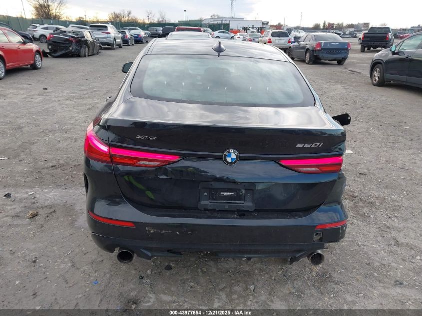 2022 BMW 228 Gran Coupe I xDrive VIN: WBA73AK01N7L23610 Lot: 43977654