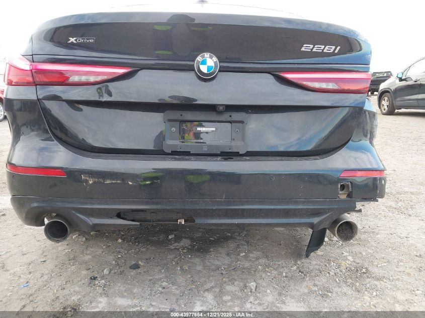 2022 BMW 228 Gran Coupe I xDrive VIN: WBA73AK01N7L23610 Lot: 43977654