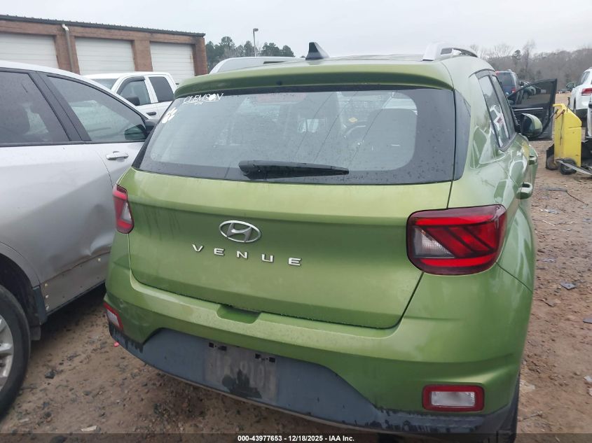 2021 Hyundai Venue Sel VIN: KMHRC8A32MU118938 Lot: 43977653