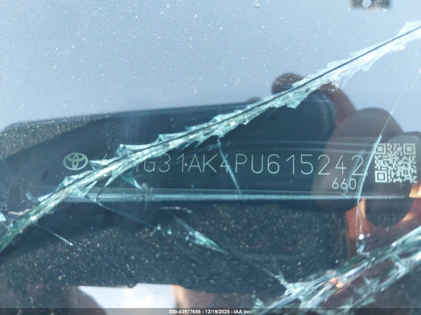 2023 Toyota Camry Se Hybrid VIN: 4T1G31AK4PU615242 Lot: 43977656