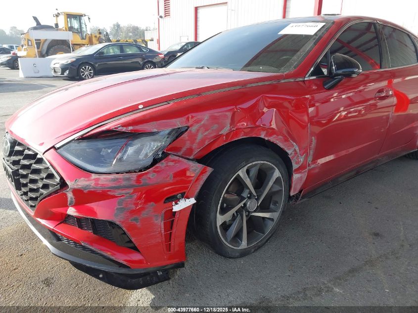 2021 Hyundai Sonata Sel Plus VIN: 5NPEJ4J24MH117325 Lot: 43977660