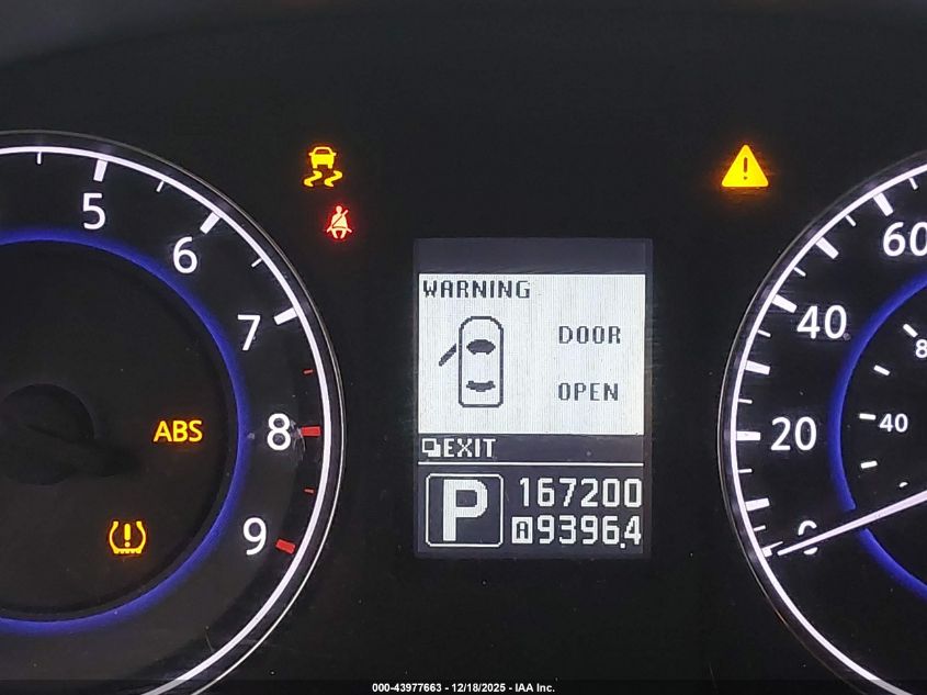 2012 Infiniti G25 Journey VIN: JN1DV6AP4CM701061 Lot: 43977663