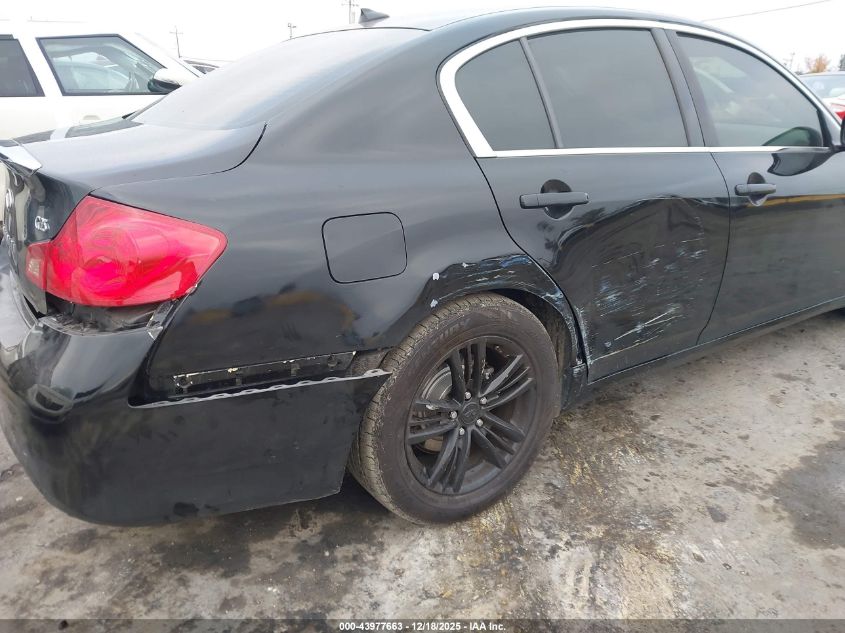 2012 Infiniti G25 Journey VIN: JN1DV6AP4CM701061 Lot: 43977663