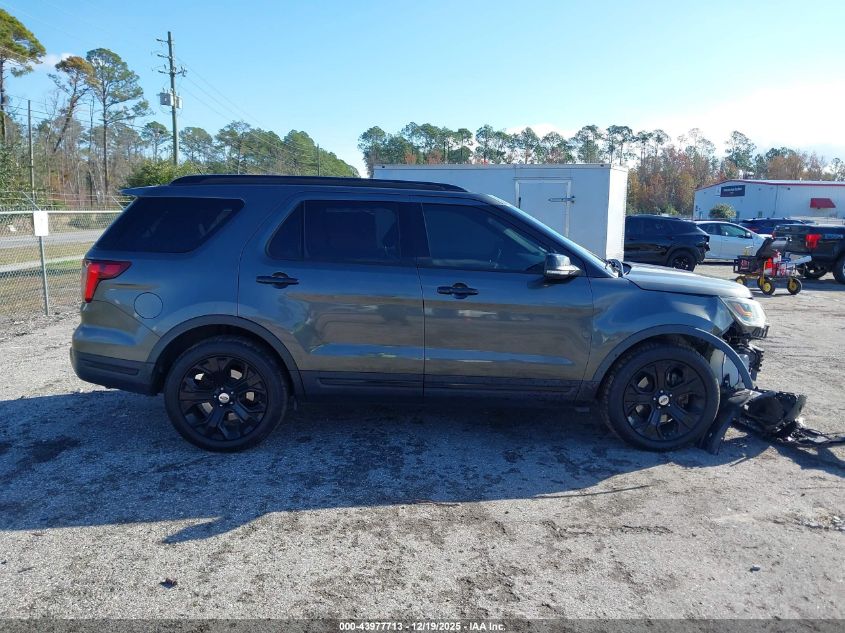 2018 Ford Explorer Sport VIN: 1FM5K8GT6JGB39763 Lot: 43977713