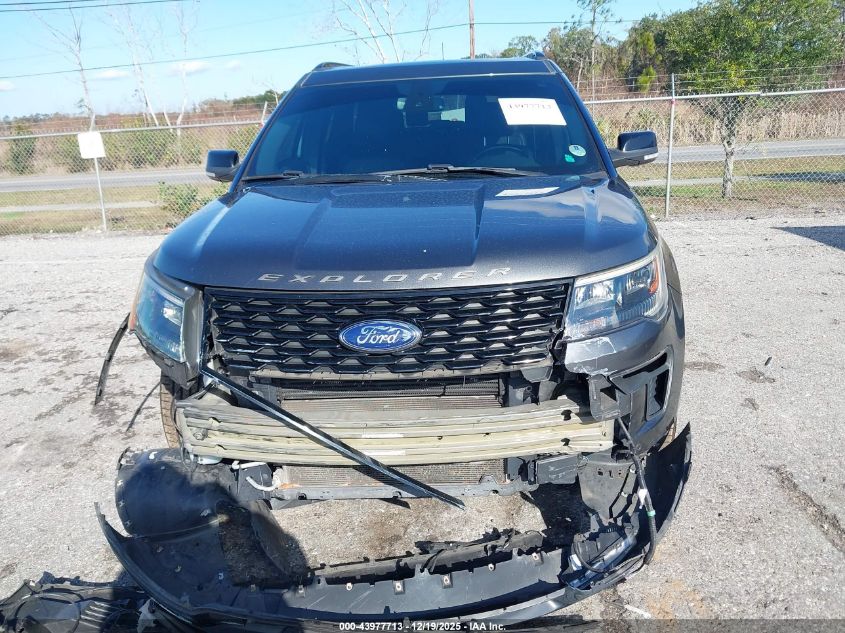 2018 Ford Explorer Sport VIN: 1FM5K8GT6JGB39763 Lot: 43977713