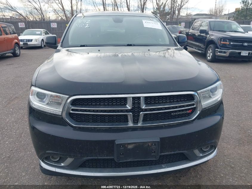 2015 Dodge Durango Sxt VIN: 1C4RDJAG0FC796169 Lot: 43977723