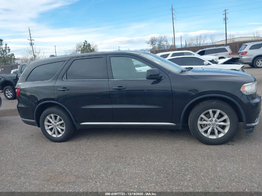 2015 Dodge Durango Sxt VIN: 1C4RDJAG0FC796169 Lot: 43977723