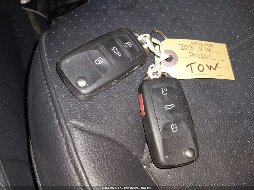 2018 Volkswagen Passat 2.0T Se VIN: 1VWBA7A38JC028813 Lot: 43977727