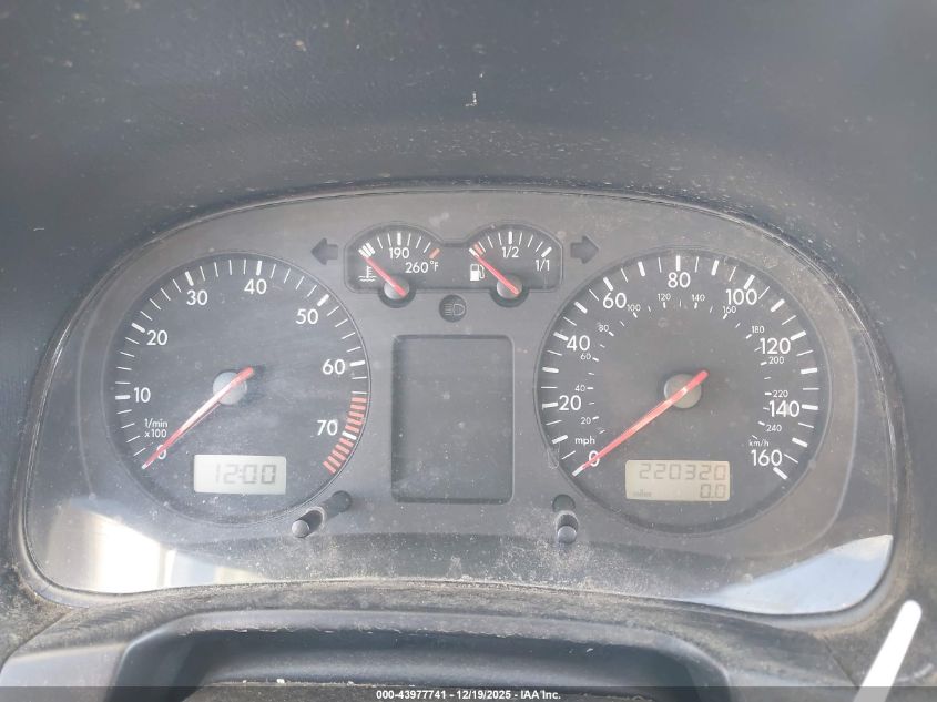 2006 Volkswagen Golf Gls 2.0L VIN: 9BWGL61J464009047 Lot: 43977741