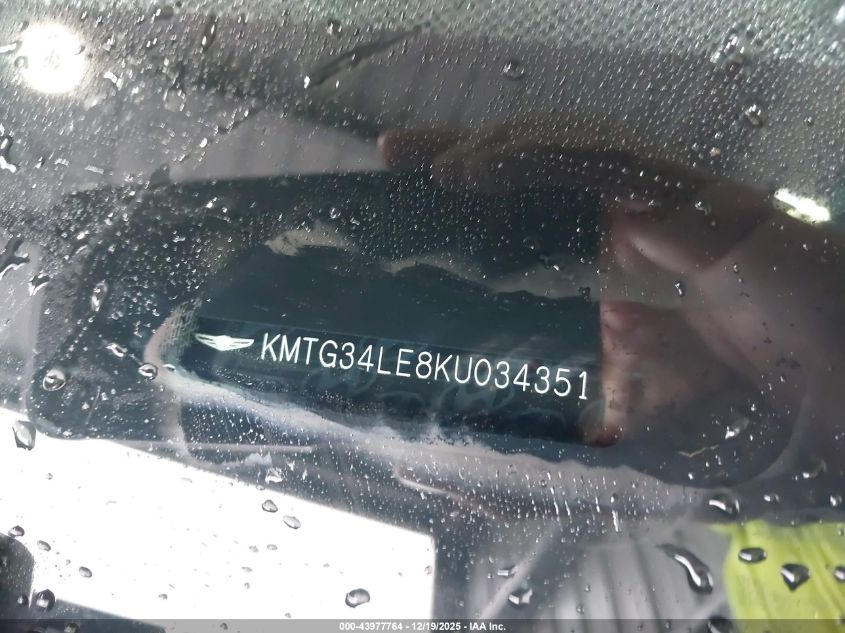 2019 Genesis G70 3.3T Advanced VIN: KMTG34LE8KU034351 Lot: 43977764