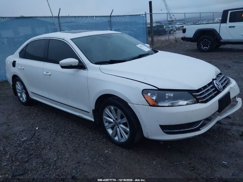 2013 Volkswagen Passat 2.5L Sel