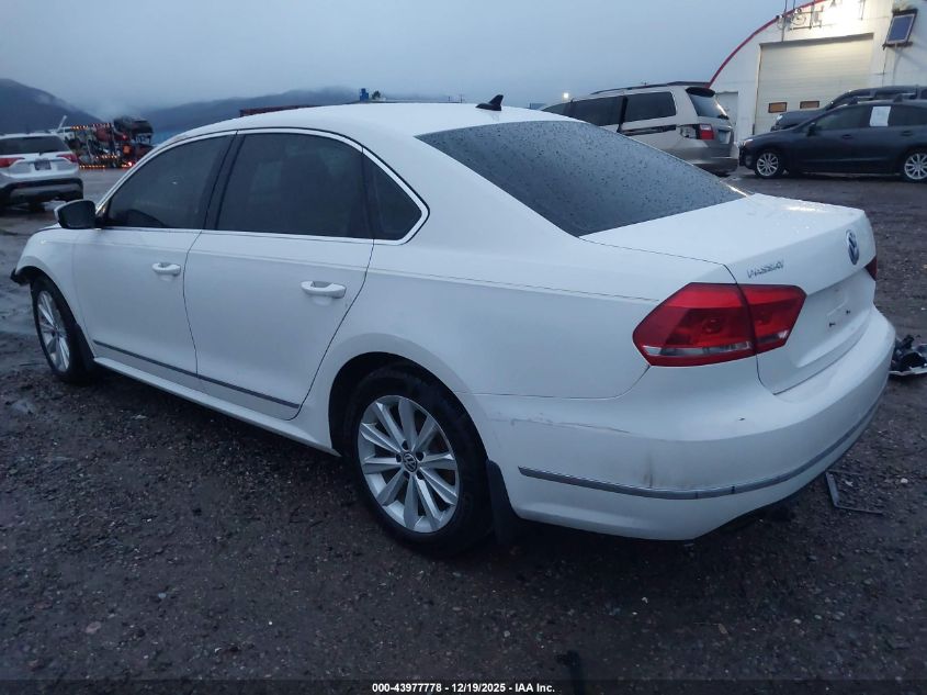 2013 Volkswagen Passat 2.5L Sel
