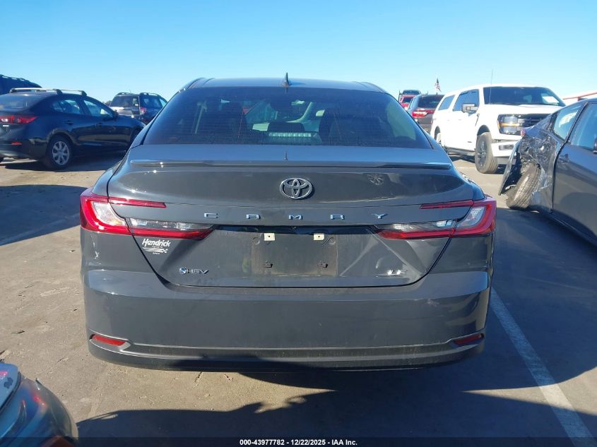 2025 Toyota Camry Le VIN: 4T1DAACK9SU639342 Lot: 43977782