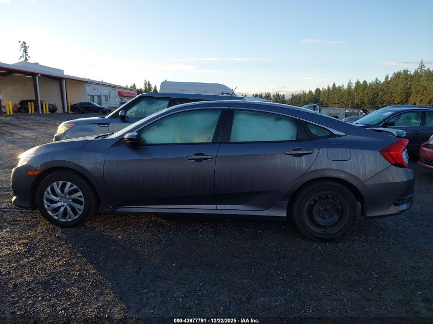 2018 Honda Civic Lx VIN: 19XFC2F58JE027150 Lot: 43977791