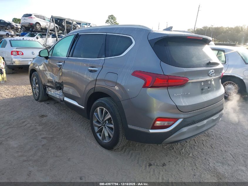2019 Hyundai Santa Fe Limited VIN: 5NMS53AD2KH037552 Lot: 43977794
