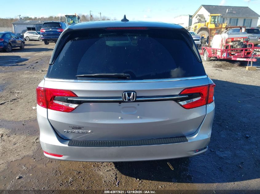 2022 Honda Odyssey Ex-L VIN: 5FNRL6H75NB055958 Lot: 43977821