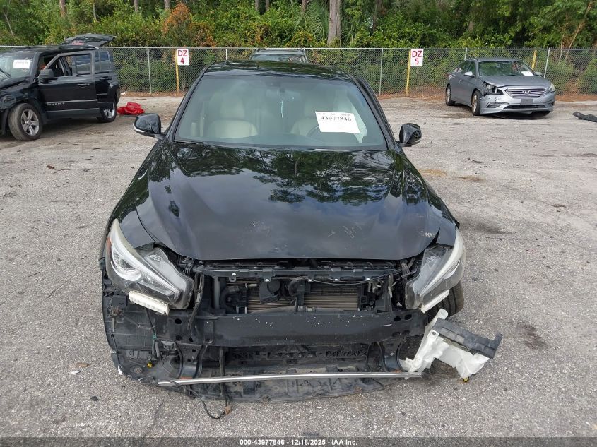 2018 Infiniti Q50 3.0T Luxe VIN: JN1EV7AP7JM360357 Lot: 43977846