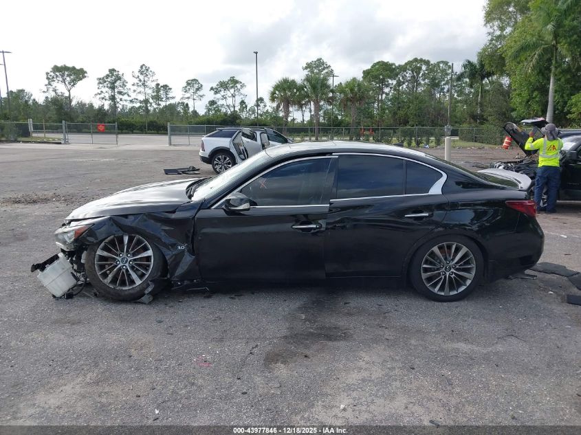 2018 Infiniti Q50 3.0T Luxe VIN: JN1EV7AP7JM360357 Lot: 43977846
