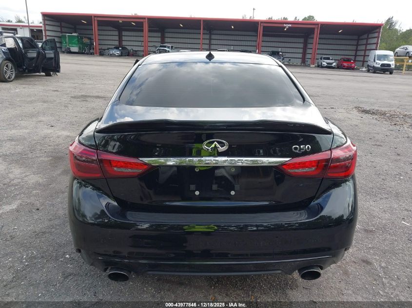 2018 Infiniti Q50 3.0T Luxe VIN: JN1EV7AP7JM360357 Lot: 43977846