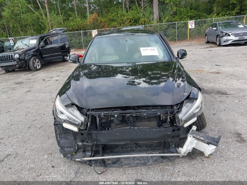 2018 Infiniti Q50 3.0T Luxe VIN: JN1EV7AP7JM360357 Lot: 43977846