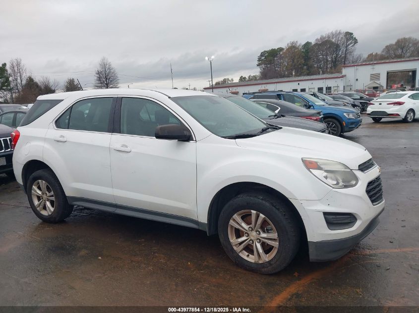 2017 Chevrolet Equinox Ls VIN: 2GNALBEK1H1506753 Lot: 43977854