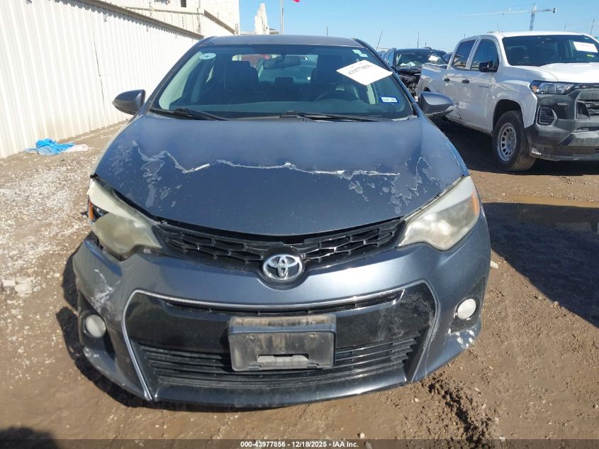 2014 Toyota Corolla S Plus VIN: 5YFBURHE2EP016909 Lot: 43977856